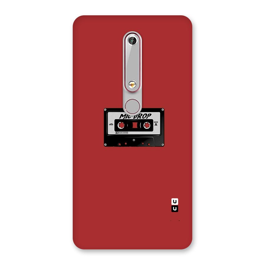 Mic Drop Cassette Minimalistic Back Case for Nokia 6.1