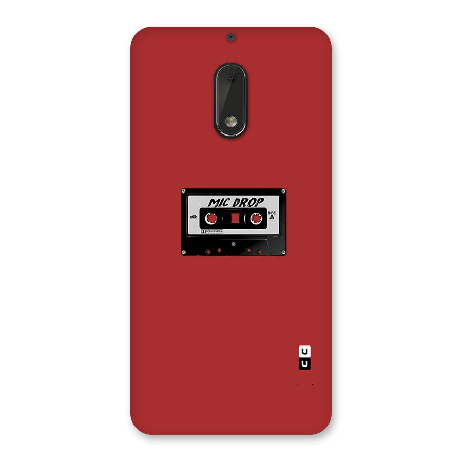 Mic Drop Cassette Minimalistic Back Case for Nokia 6