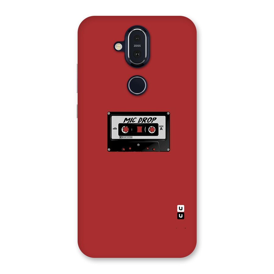 Mic Drop Cassette Minimalistic Back Case for Nokia 8.1