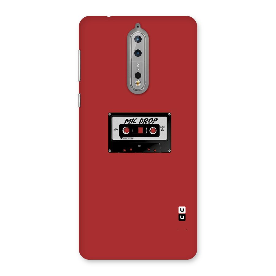 Mic Drop Cassette Minimalistic Back Case for Nokia 8