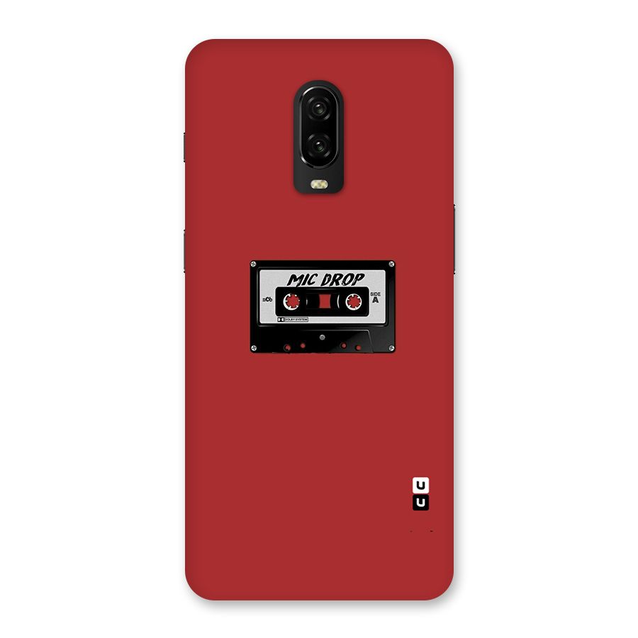 Mic Drop Cassette Minimalistic Back Case for OnePlus 6T