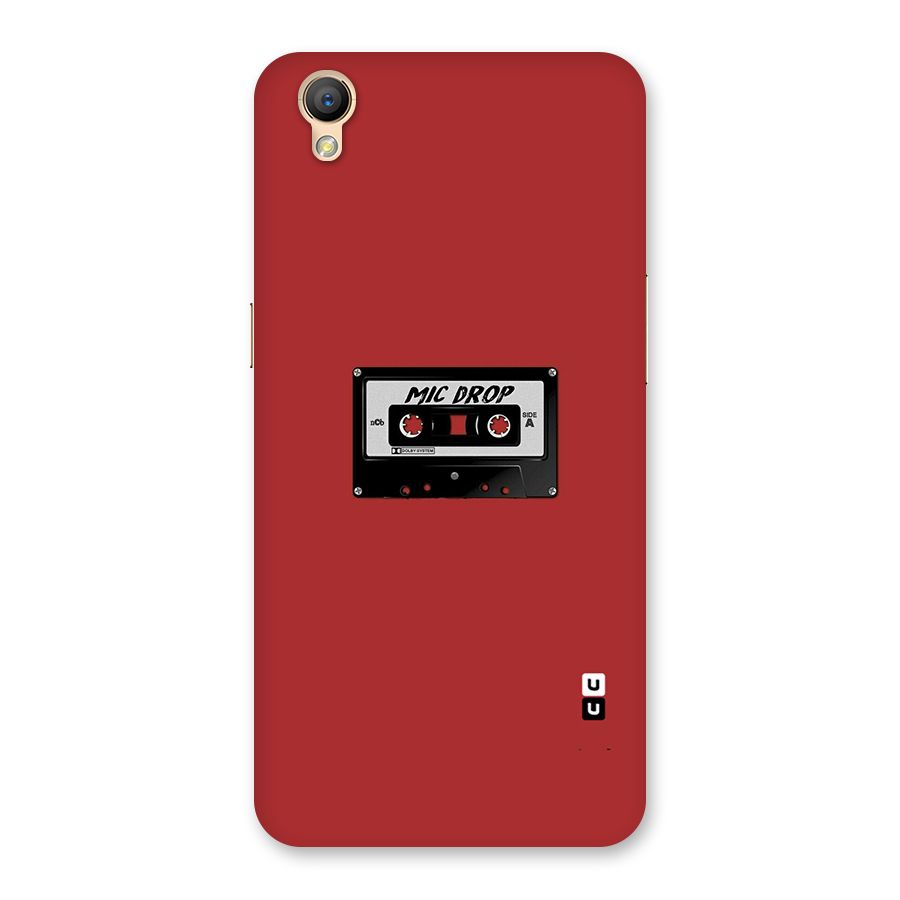Mic Drop Cassette Minimalistic Back Case for Oppo A37