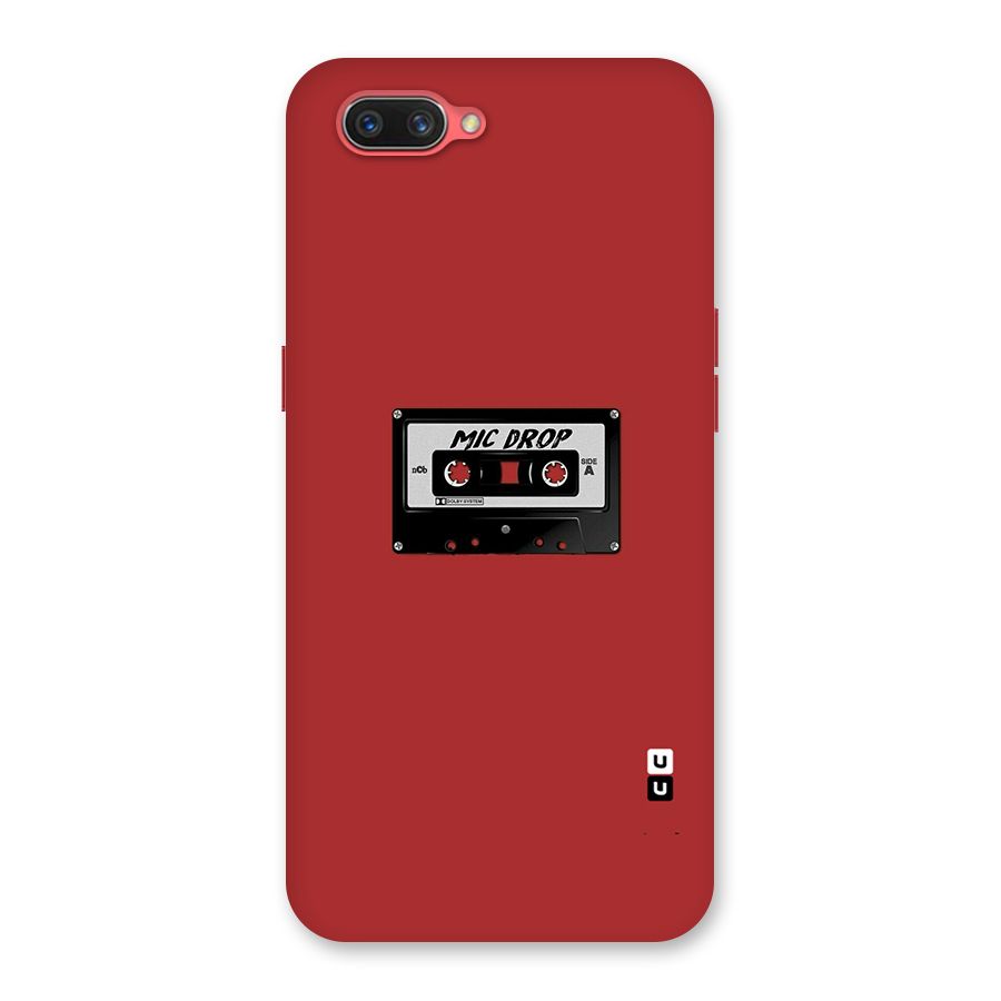 Mic Drop Cassette Minimalistic Back Case for Oppo A3s