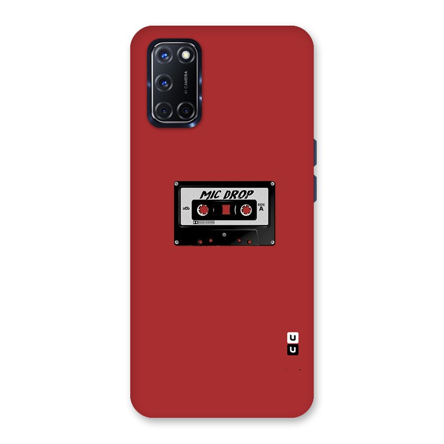 Mic Drop Cassette Minimalistic Back Case for Oppo A52