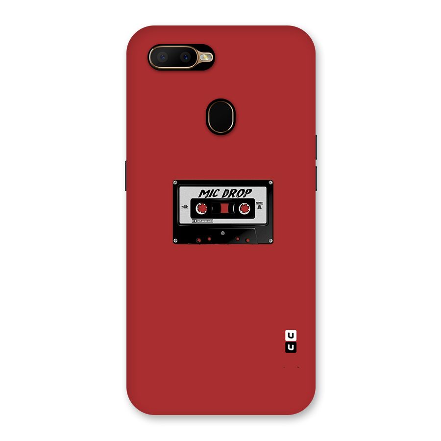 Mic Drop Cassette Minimalistic Back Case for Oppo A5s