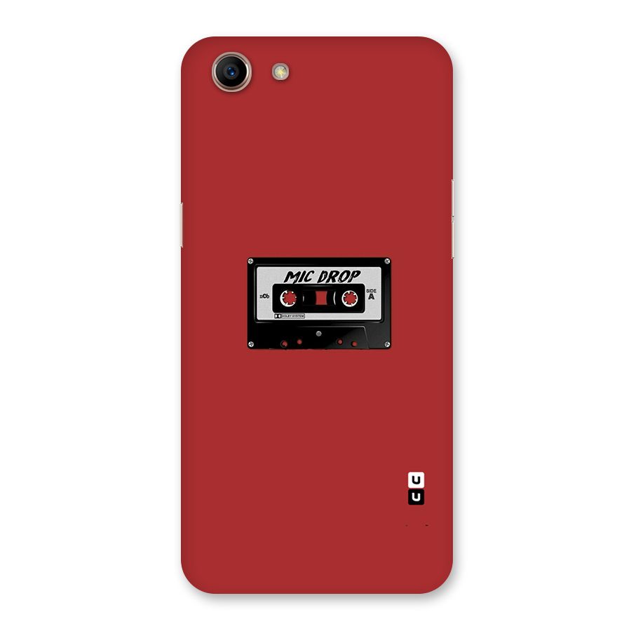 Mic Drop Cassette Minimalistic Back Case for Oppo A83 (2018)