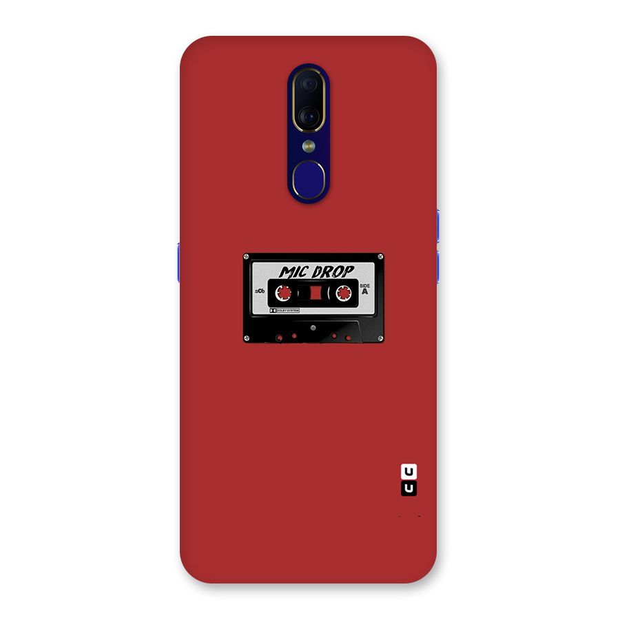 Mic Drop Cassette Minimalistic Back Case for Oppo A9