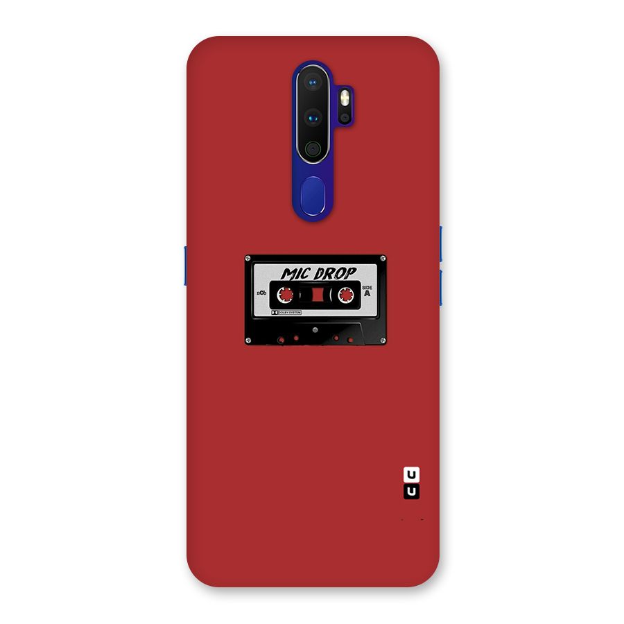 Mic Drop Cassette Minimalistic Back Case for Oppo A9 (2020)