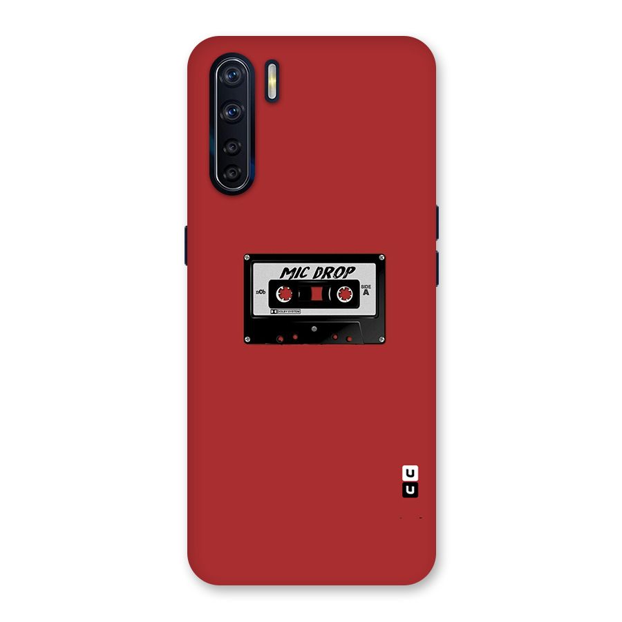 Mic Drop Cassette Minimalistic Back Case for Oppo F15
