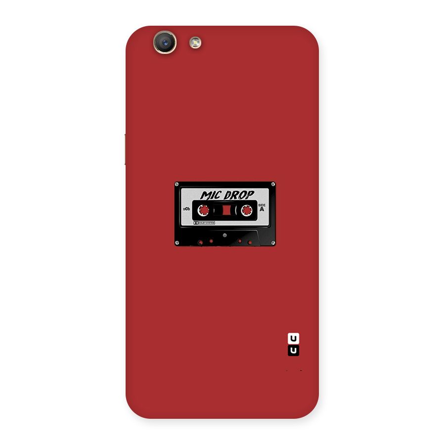 Mic Drop Cassette Minimalistic Back Case for Oppo F1s