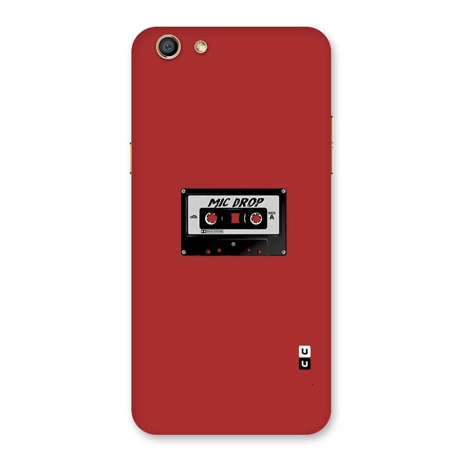 Mic Drop Cassette Minimalistic Back Case for Oppo F3