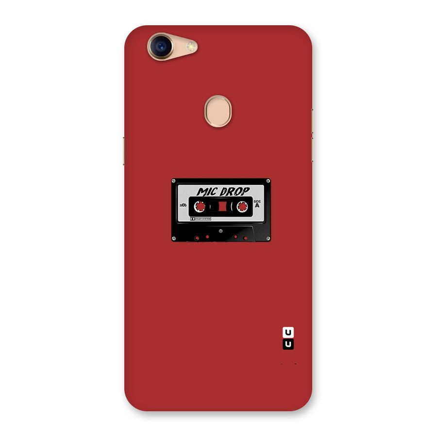 Mic Drop Cassette Minimalistic Back Case for Oppo F5