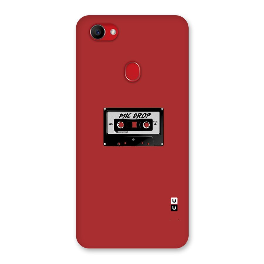 Mic Drop Cassette Minimalistic Back Case for Oppo F7