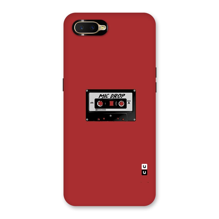 Mic Drop Cassette Minimalistic Back Case for Oppo K1
