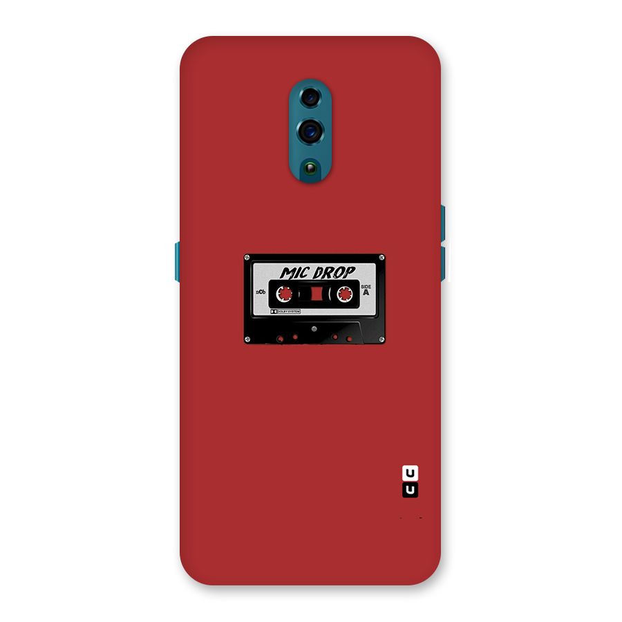 Mic Drop Cassette Minimalistic Back Case for Oppo Reno