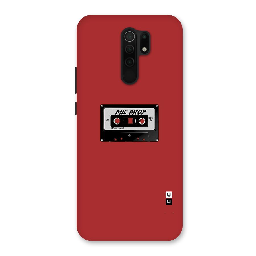 Mic Drop Cassette Minimalistic Back Case for Poco M2