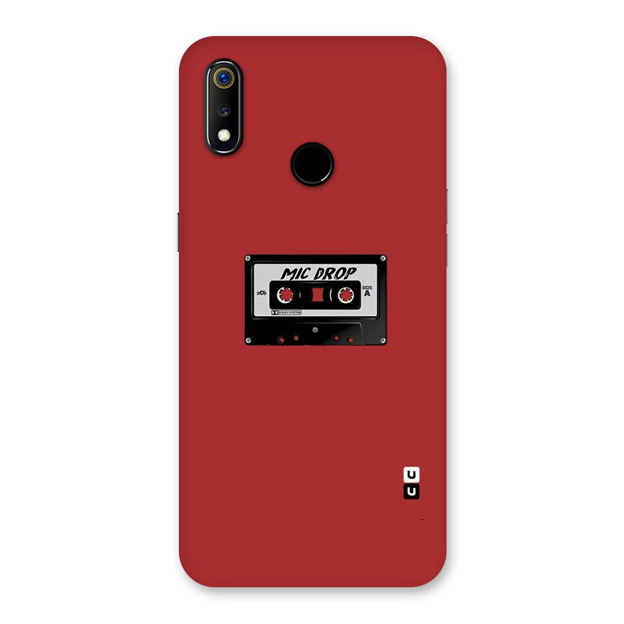 Mic Drop Cassette Minimalistic Back Case for Realme 3