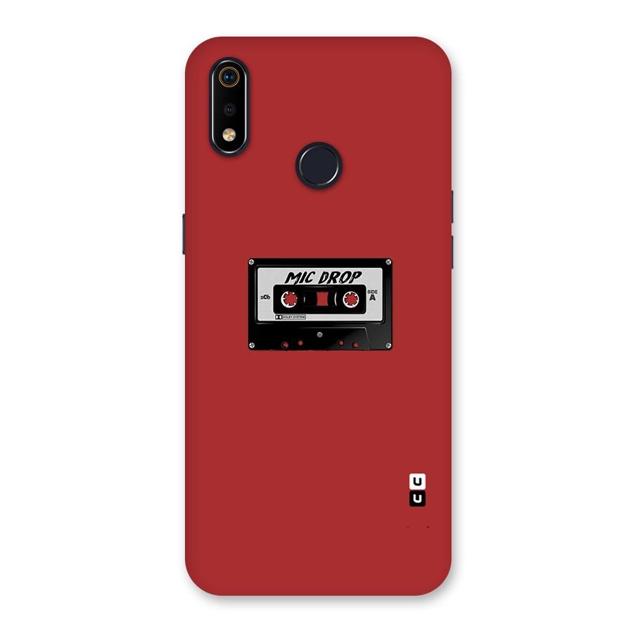 Mic Drop Cassette Minimalistic Back Case for Realme 3i