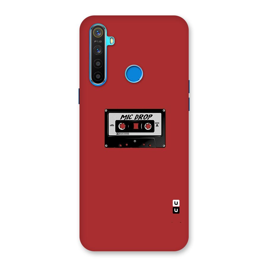 Mic Drop Cassette Minimalistic Back Case for Realme 5