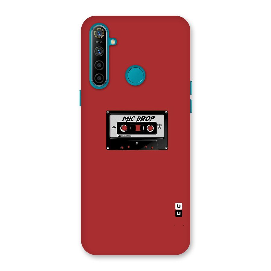Mic Drop Cassette Minimalistic Back Case for Realme 5i