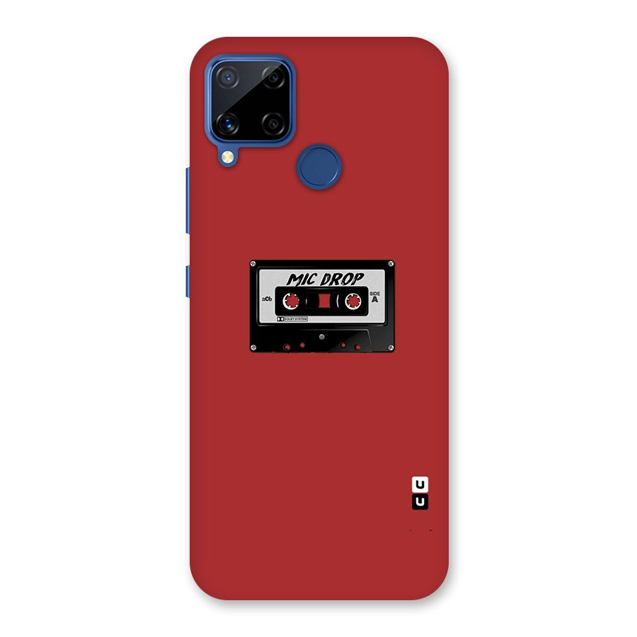 Mic Drop Cassette Minimalistic Back Case for Realme C15