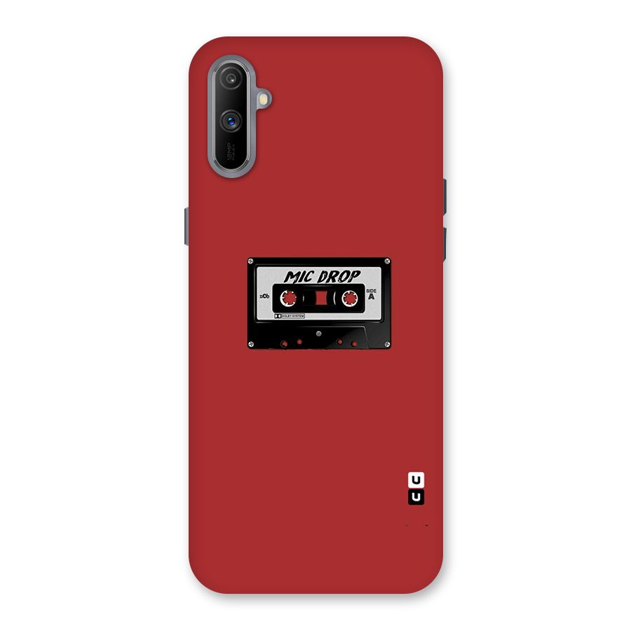 Mic Drop Cassette Minimalistic Back Case for Realme C3