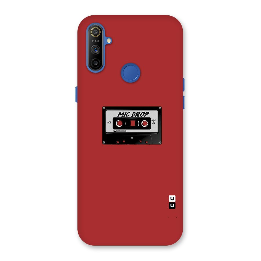 Mic Drop Cassette Minimalistic Back Case for Realme Narzo 10A