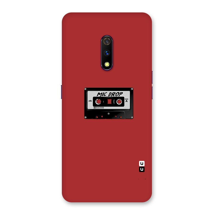 Mic Drop Cassette Minimalistic Back Case for Realme X
