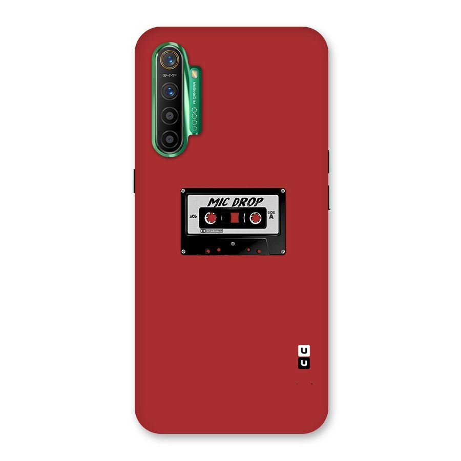 Mic Drop Cassette Minimalistic Back Case for Realme X2