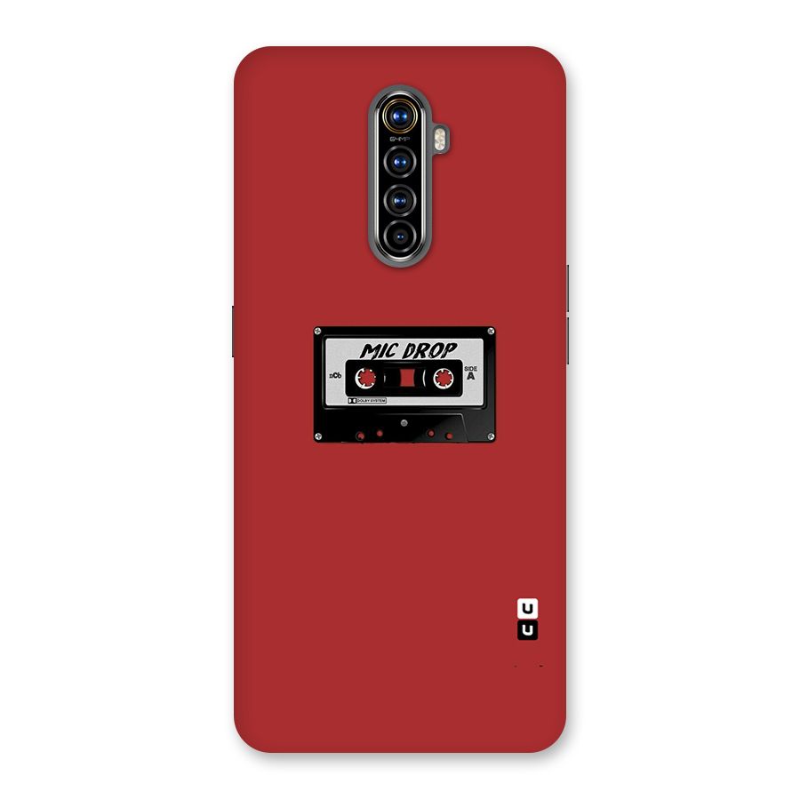 Mic Drop Cassette Minimalistic Back Case for Realme X2 Pro