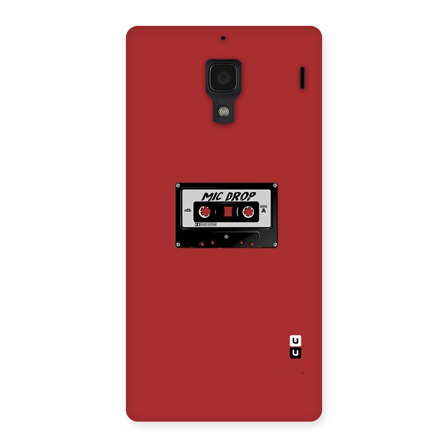 Mic Drop Cassette Minimalistic Back Case for Redmi 1S
