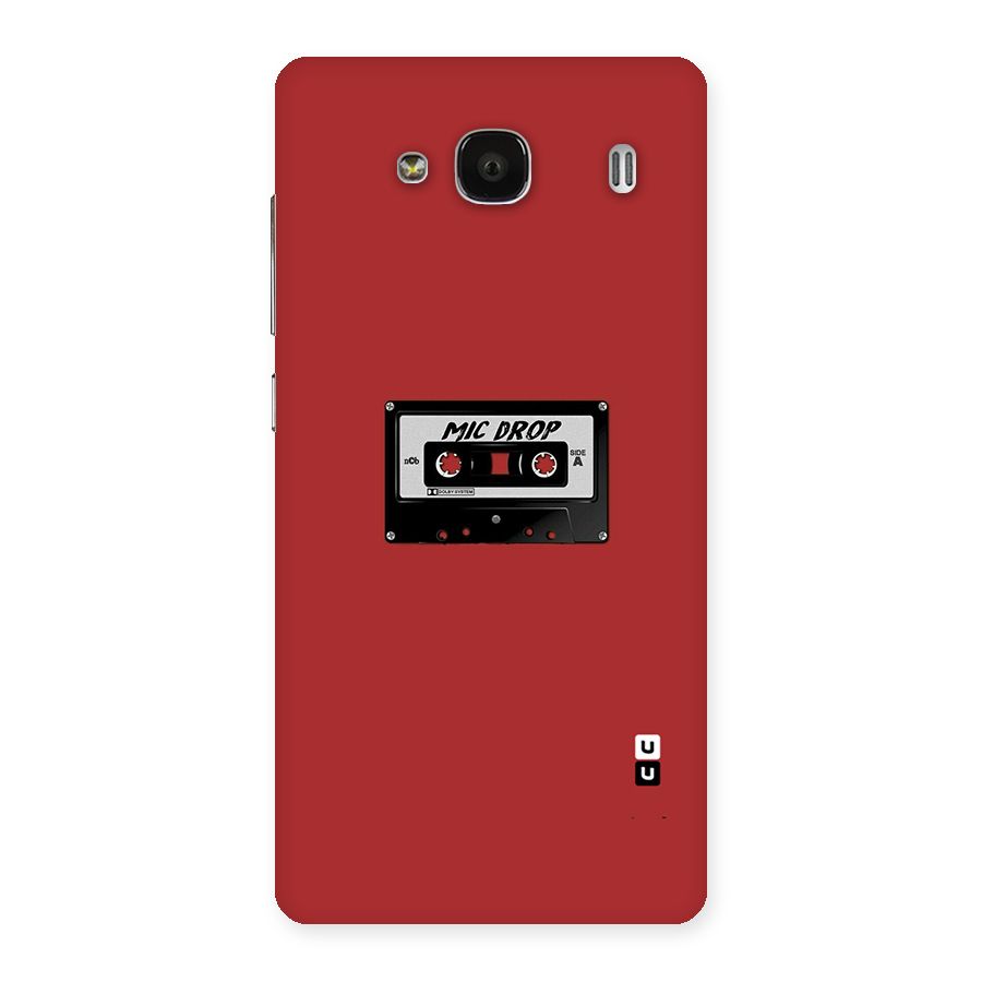 Mic Drop Cassette Minimalistic Back Case for Redmi 2s