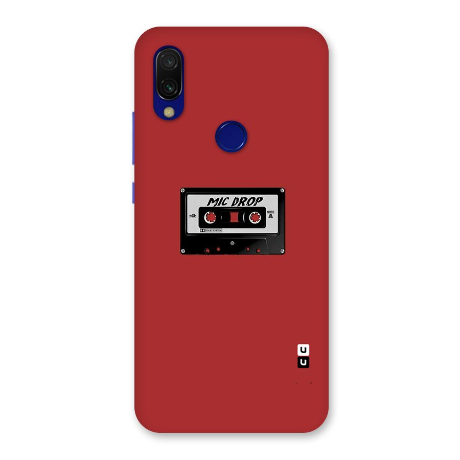 Mic Drop Cassette Minimalistic Back Case for Redmi 7