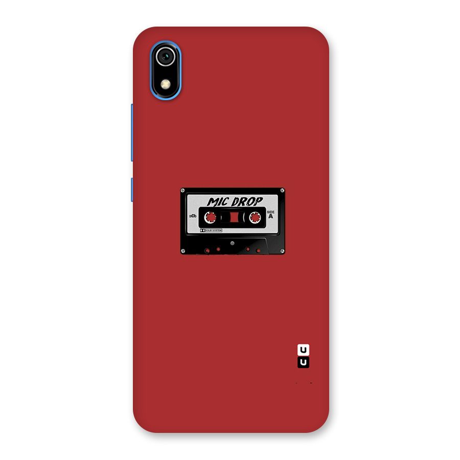 Mic Drop Cassette Minimalistic Back Case for Redmi 7A