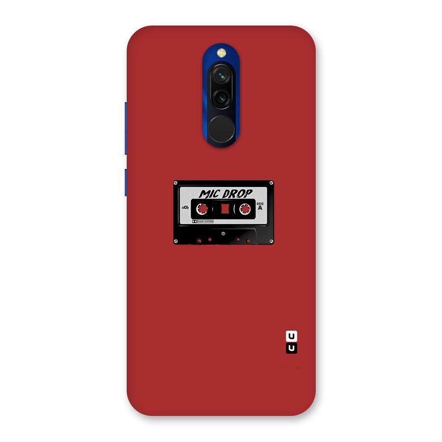 Mic Drop Cassette Minimalistic Back Case for Redmi 8