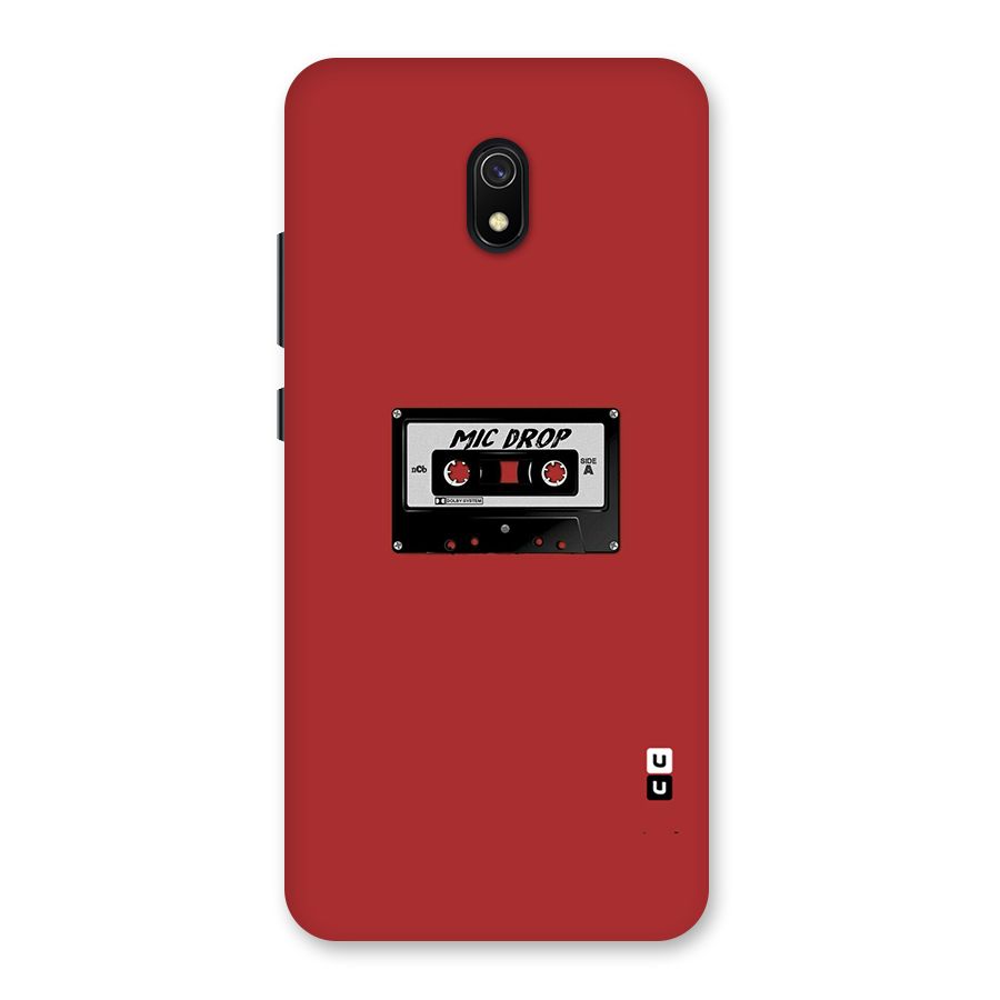 Mic Drop Cassette Minimalistic Back Case for Redmi 8A