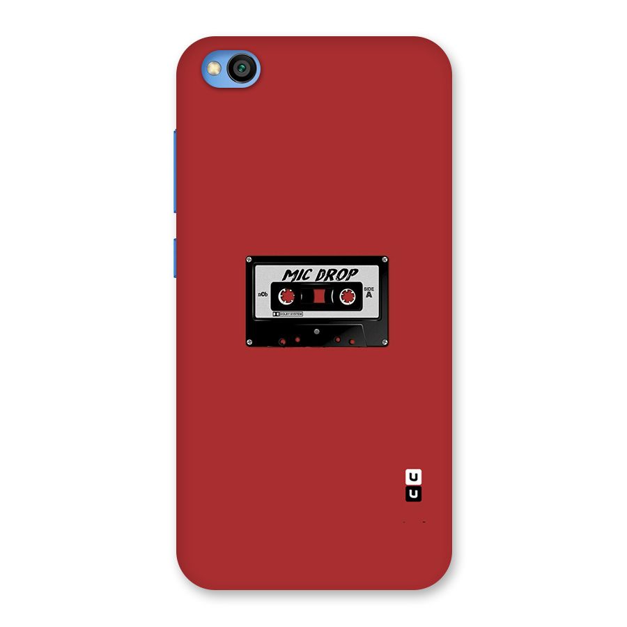 Mic Drop Cassette Minimalistic Back Case for Redmi Go