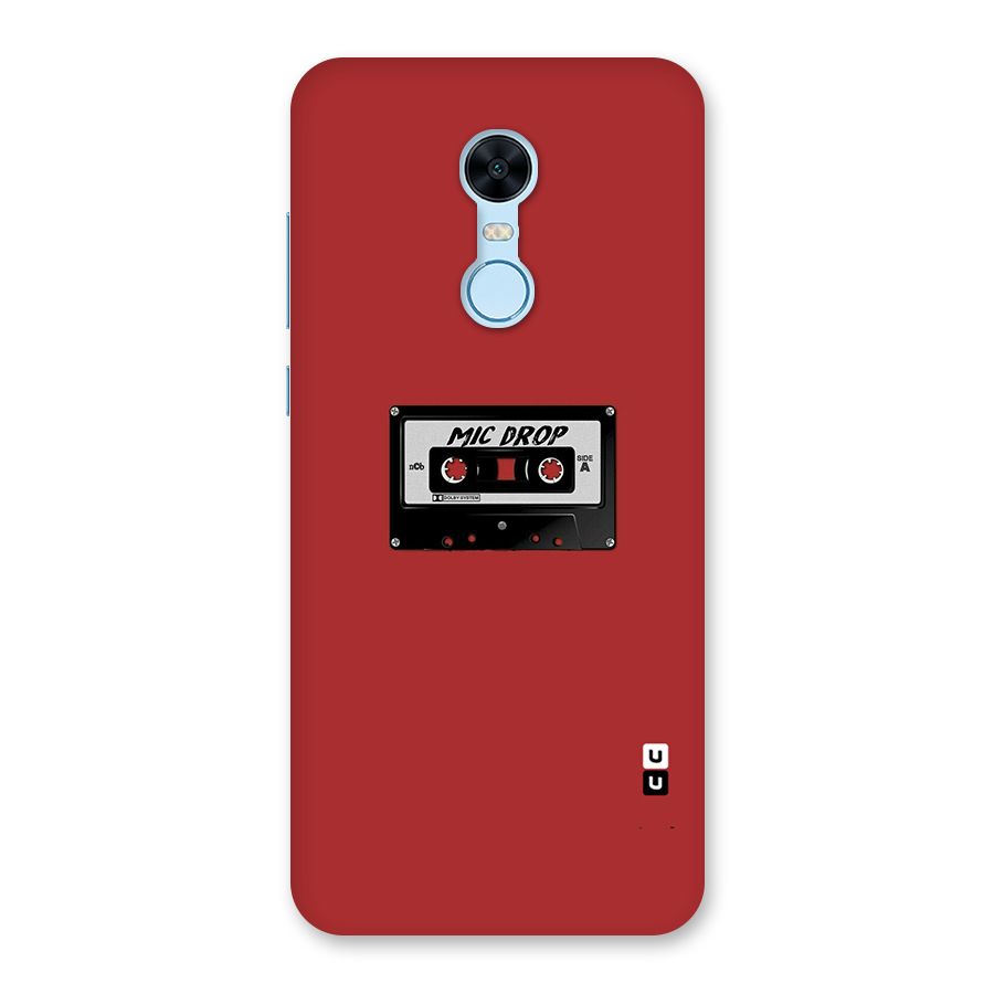 Mic Drop Cassette Minimalistic Back Case for Redmi Note 5