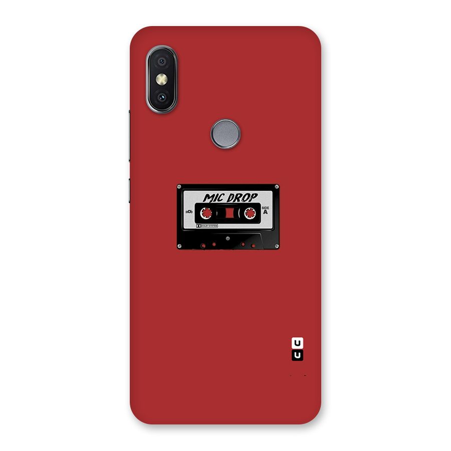 Mic Drop Cassette Minimalistic Back Case for Redmi Y2
