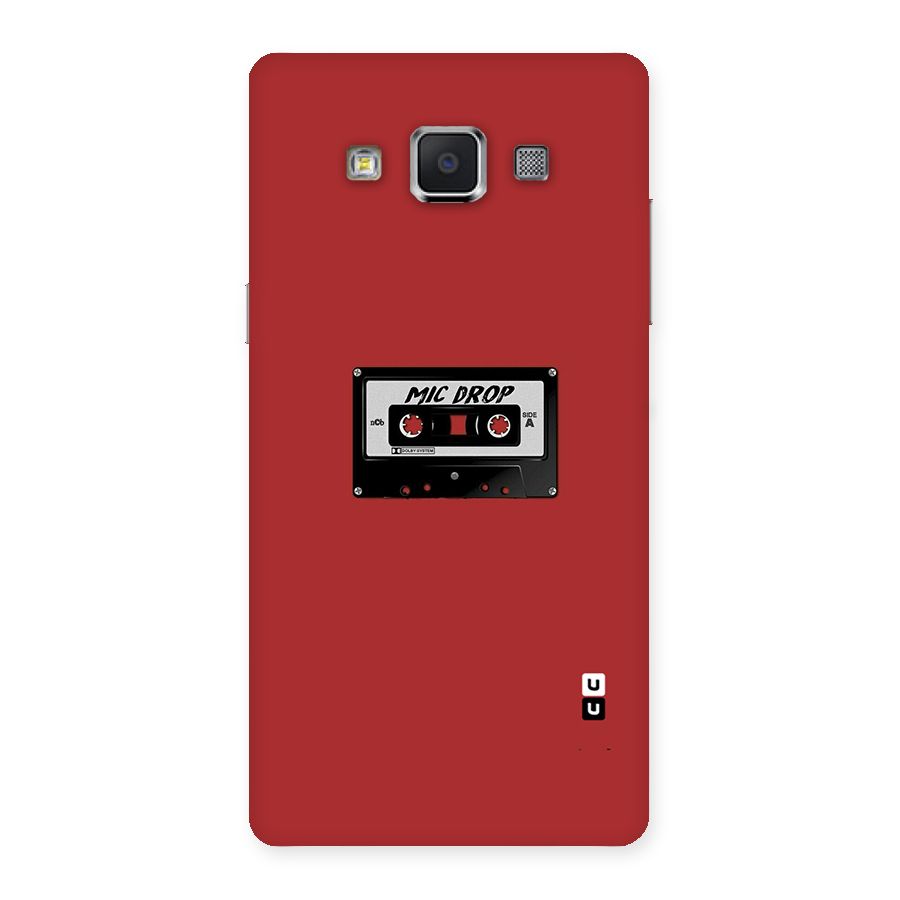 Mic Drop Cassette Minimalistic Back Case for Samsung Galaxy A5