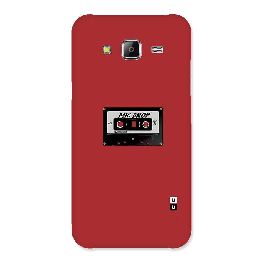 Mic Drop Cassette Minimalistic Back Case for Samsung Galaxy J5
