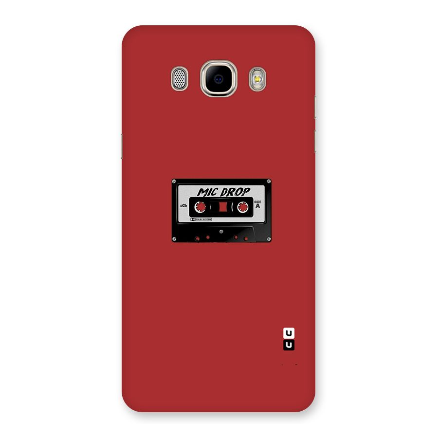 Mic Drop Cassette Minimalistic Back Case for Samsung Galaxy J7 2016