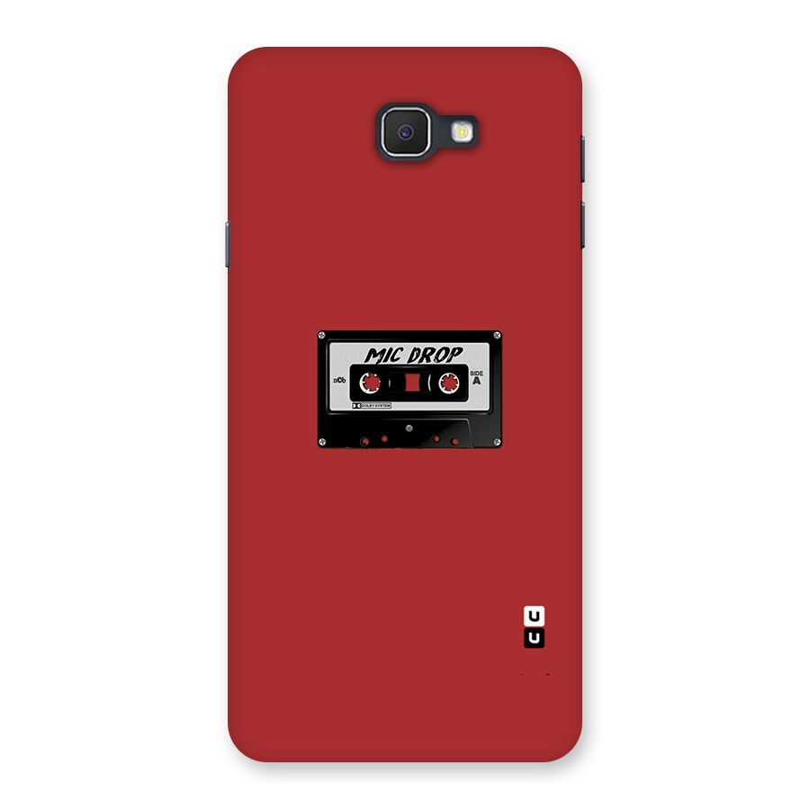 Mic Drop Cassette Minimalistic Back Case for Samsung Galaxy J7 Prime