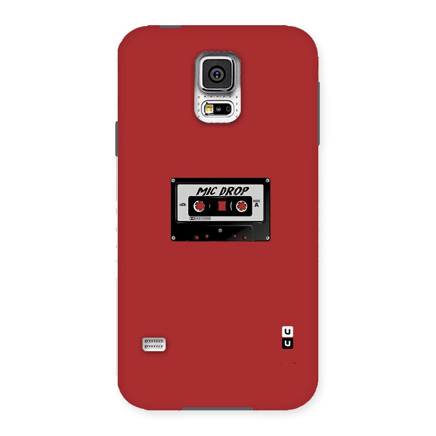 Mic Drop Cassette Minimalistic Back Case for Samsung Galaxy S5