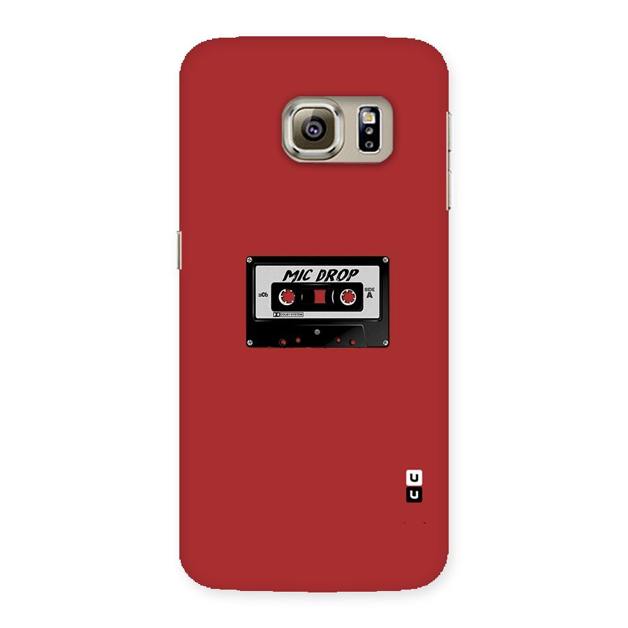Mic Drop Cassette Minimalistic Back Case for Samsung Galaxy S6 Edge