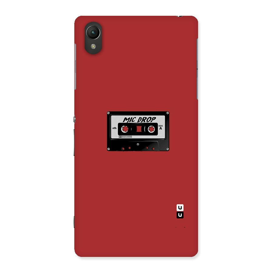 Mic Drop Cassette Minimalistic Back Case for Sony Xperia Z2