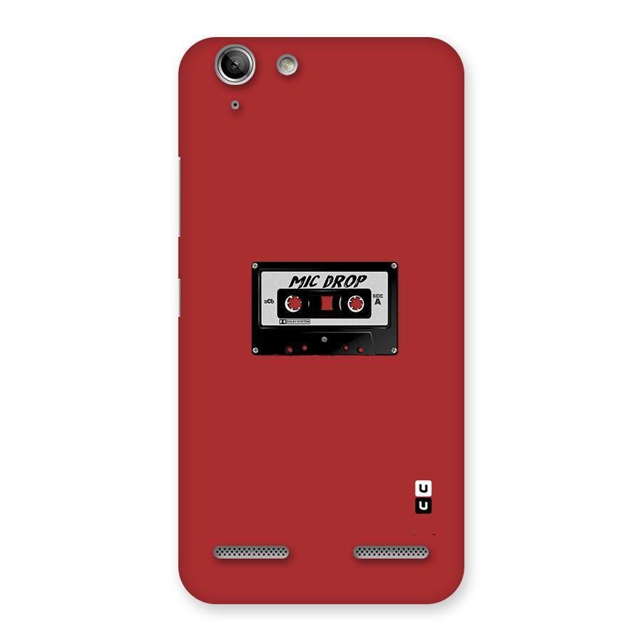 Mic Drop Cassette Minimalistic Back Case for Vibe K5