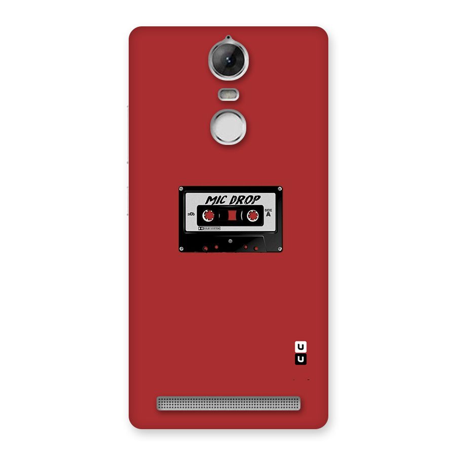 Mic Drop Cassette Minimalistic Back Case for Vibe K5 Note