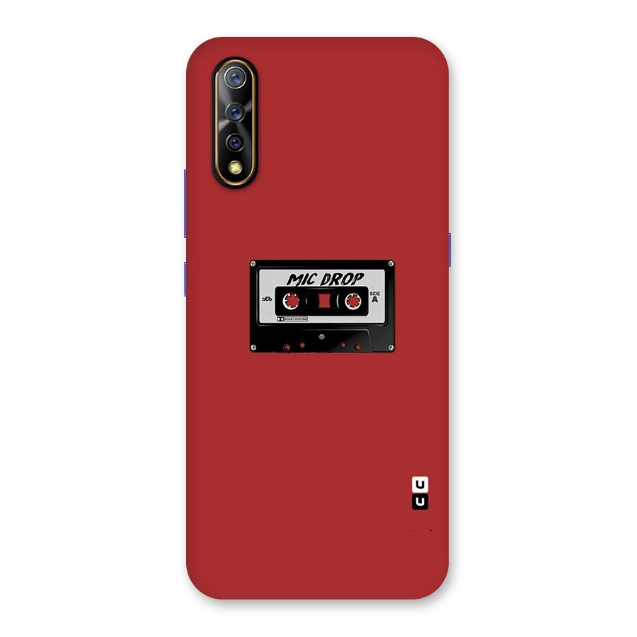Mic Drop Cassette Minimalistic Back Case for Vivo S1
