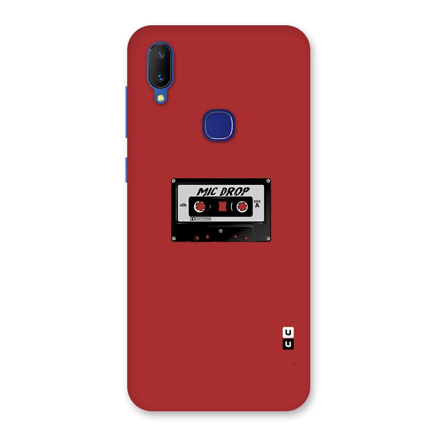Mic Drop Cassette Minimalistic Back Case for Vivo V11